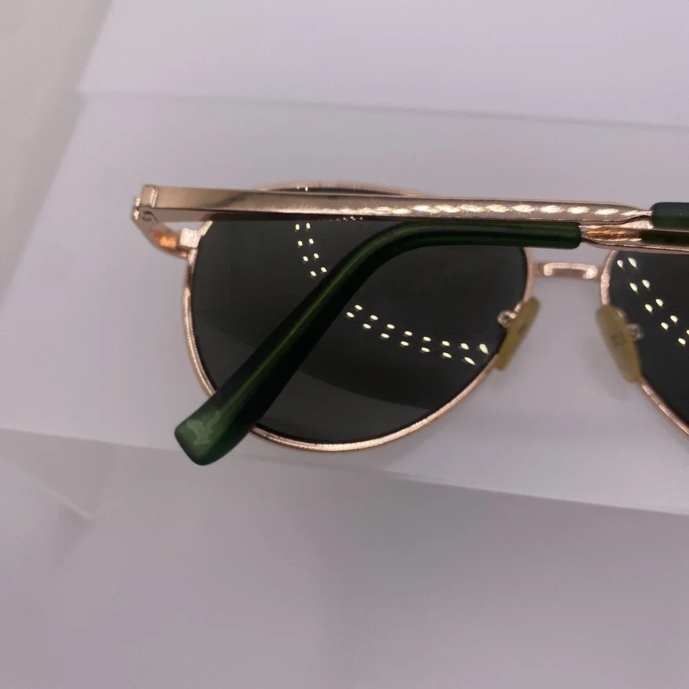 American Eagle Outfitters Sunglasses FRAME ONLY 3294 Aviator Rose Gold Black 036